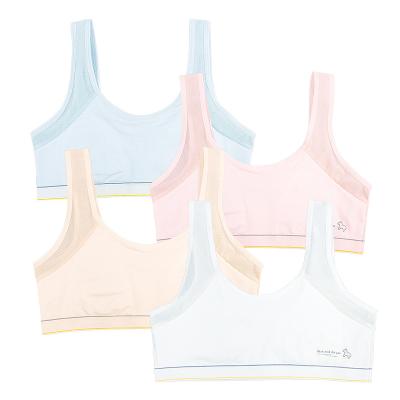 China QUICK DRY Teenage Bras For Girls 36 Spandex / Comfortable Organic Cotton Underwear QUICK DRY Breathable Seamless Top for sale