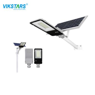 China 70Ra LED Street Light With Solar Panel Aluminum PC Material Support Dimmer for sale