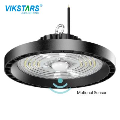 中国 Motion sensor UFO high bay light 100w with IP65 waterproof 0-10v dimming 販売のため