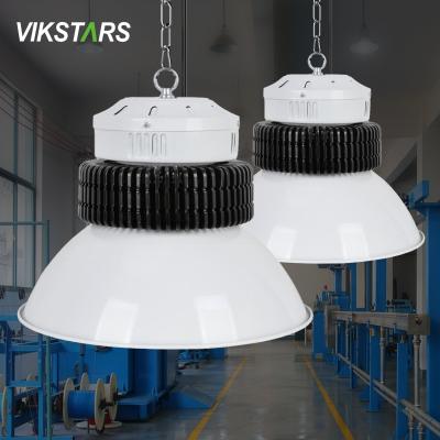 China 150W 200W LED High Bay Lamp White Fin Hanging Industrial Lighting For Indoor Natatorium Lighting for sale