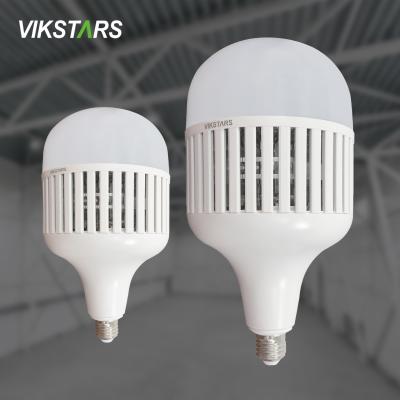 China Ventas calientes 60W 100W bombillas de aluminio de alta potencia para la fábrica de estacionamiento con base E27 en venta