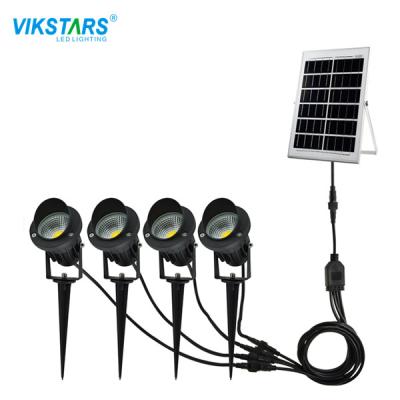 China COB 5W Energy Saving Solar Powered Garden Lights D60mm H260mm for sale