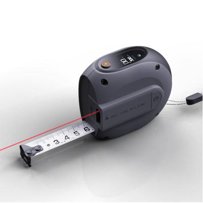 China JIMIHOME New 2 in 1 Laser Distance Meter 30M + 5.5m Retractable Tape Measure Laser Rangefinder Electronic Ruler Steel JM-G25A for sale