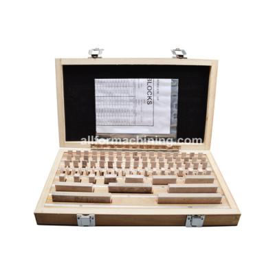 China HSS/Carbide/Ceramics Calibrated Block Set 32PCS 38PCS 47PCS 83PCS 87PCS 103PCS 112PCS 122PCS Precision Gauge Block Set, Micrometer Block Measuring Set for sale