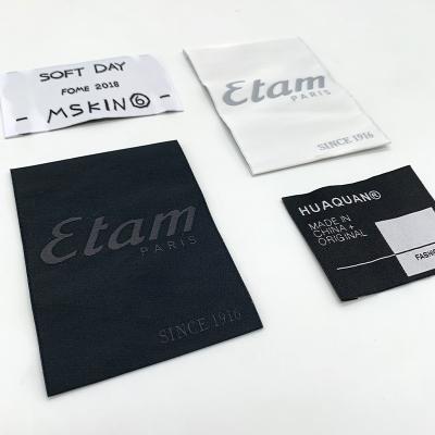 China Sustainable Factory Custom Garment Clothes Label / Woven Label / Woven Label / Apparel Labels for sale