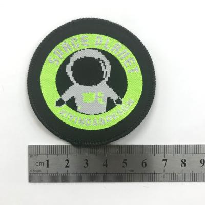 China Neck Label Viable Best Selling Embroidered Patch Woven Labels Logo Label Decorative Epaulets Sign for sale