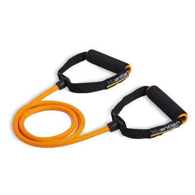 China Wholesale Band Private Label Physiotherapy Fitness Stretch Resistance Bands With Handles for sale