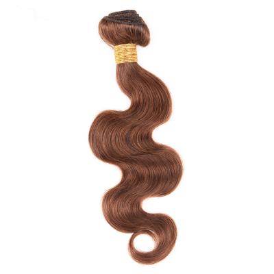 China High Level Body Wave Ready To Ship Raw Hair Wigs Brown Body Wave Wigs No Tangle Hair Extensions Wigs Weft for sale