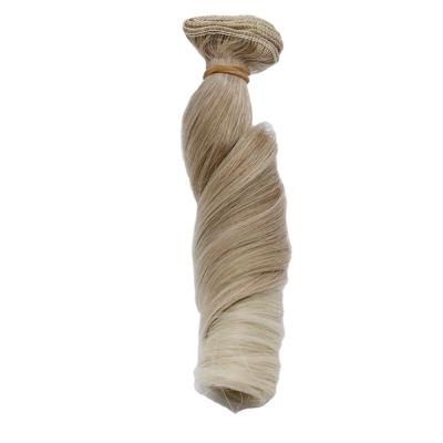 China High Quality Fiber Ombre High Temperature Hair Extensions For Doll Bundles Magic Bouncy Unlimited Kids Toy Bulk Thick Hair Doll Raw Hair vVendors for sale