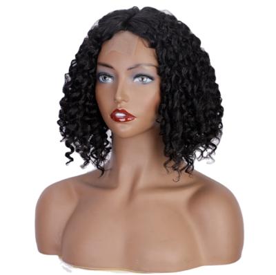 China New Arrival Hd Women's Curly Curl Wig Lace Front Wigs Soft Synthetic Hair Wigs Cheap Wholesale Afro Kinky Curly Wig for sale