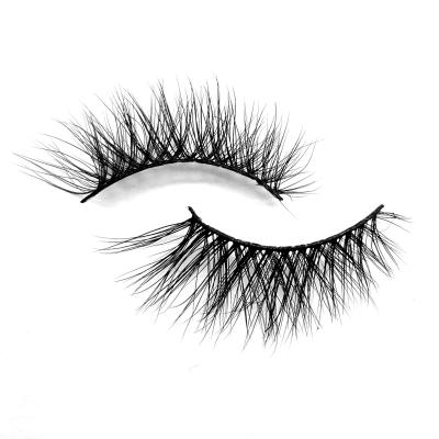 China 25-30 Seller Three-dimensional Multilayer Mink False Eyelashes Real Mink Eyelashes Spot Mink Eyelashes 3D Periods Natural Thick Half-eye for sale