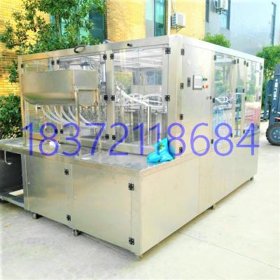 China Pre Rotary Shaped Beverage Standup Stand Up Spouted Pouch Filling And Sealing Capping Packing Machine for sale