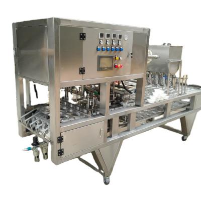 China Automatic Plastic Food Paper Bowl Filler Sealer Machine for Rice, Steamed Pork, Spicy Quail Egg for sale