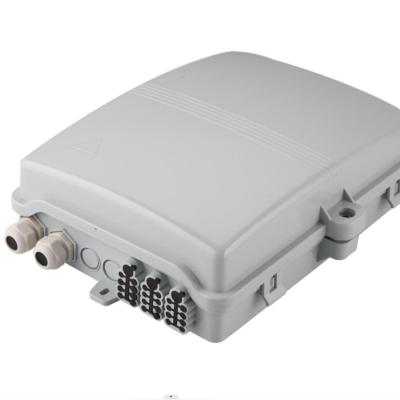 China FTTX FTTH IP65 16/24 cores terminal box fiber optic distribution box with ABS/pc splitter for sale