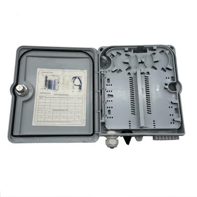 China FTTX FTTH ABS/pc FTTH 12 Cores Empty Fiber Optic BOX Fiber Optic Distribution Termination BOX FTTH for sale