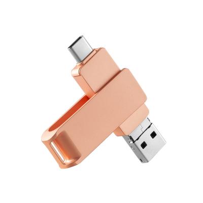 China portable usb 3.0 otg pendrive 64gb 128gb 256gb metal flashdrive for for sale