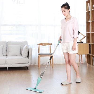 China Sustainable Innovative Multifunctional Automatic Spray Steam Cleaner Mop 360 Degree Microfiber Cloth Spray Mop Floor Mop for sale