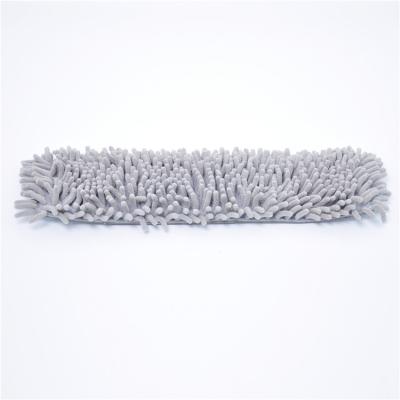 China New Next Viable Broom Cloth Chenille Action Dust Mop Refill Double Contacting Flat Broom Refill for sale