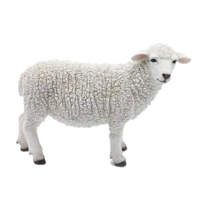 China Europe Custom Design Farm Animal Resin Sheep Ornaments, Wholesale Realistic Resin Sheep Animal Figurines& for sale