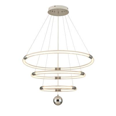 China Modern Dining Room Living Room Bedroom Metal Luxury Hanging Nordic Round Black Gold Chandelier Modern Led Pendant Light for sale