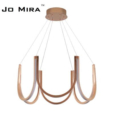 China Modern Minimalist Postmodern Creative Chandelier Design Living Room Pendant Lamp Bedroom Restaurant LED Nordic U Shaped Pendant Light for sale