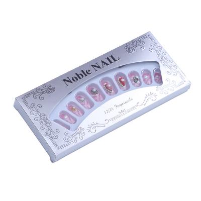 China Customers Requirements 100pcs/box ABS Ballerina Matte Pure Mixed Color Wear Artificial Nails Coffin Sensual Press On T Shaped False Nail Art Tips for sale