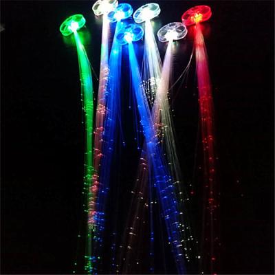 China Party Decoration Christmas Event and Party Flashing Supplies Led Decorative Hair Braid with Clip for Girl for sale