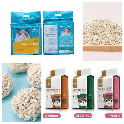 China Viable Factory Wholesale Factory Cat Litter Cat Toilet Sand Tofu for sale