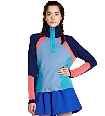 China 2020 Winter Anti-wrinkle H14070170 popular casual turtle neck knitted lady pullover 100% cashmere sweater with long sleeve for sale