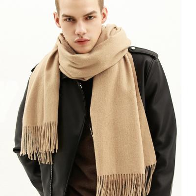 China Pure cashmere custom cashmere scarf knitt new deign long travel thick blanket wool oversized shawl for sale