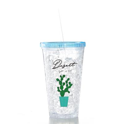 China 2019 Casual Cold Drink Cups 16oz Frosted Cold Water Bottle Wholesale BPA Free Tumbler for sale