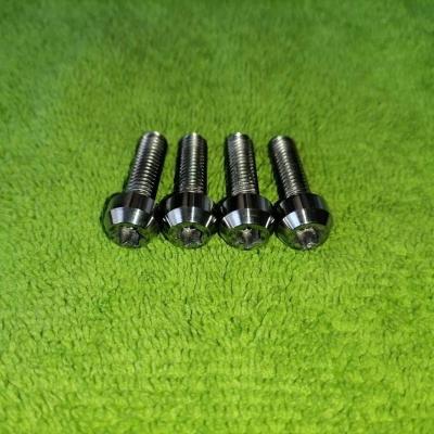 China M6x20 Round Fully Forged Ti64 Titanium Grade 5 T30 Round Head Screw TORX Rolled Thread In Stock Ready To Boat for sale