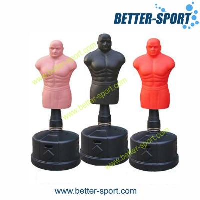 China Man Leather Water Filled Boxing Dummy, Sand Filled Boxing Punch Dummy for sale