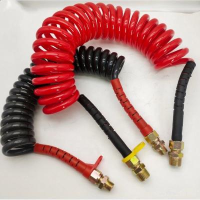 China PA11 PA12 PA11 PA12 Material Spiral Hose Air Brake Air Coil for sale