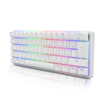 China New Type Durable Wired Mechanicnical DE Style Gaming DE Sell Well Keyboard for sale