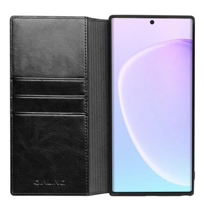 China 2020 QIALINO Ultra Thin Luxury Handmade Leather Case For Samsung Galaxy Note 10 for sale