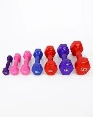 China Neopreen 25 pond dumbbells set gym voor gewichtheffen Te koop