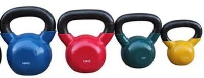 China Peso levantamiento Kettlebell Neoprene Revestido con caucho 2kg 32kg 55 libras en venta