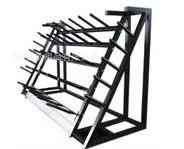 China SGS Horizontal Rack Barbell Holder Plate Storage Weight Free Standing for sale