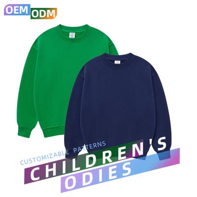 China Custom High Quality Simple Girl Clothes Kid Sweatshirt Anti-wrinkle Kids Sweater Logo Fleece Crewneck Sweatshirt for sale