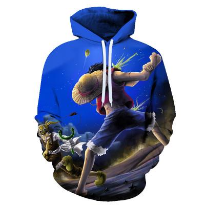 China Custom Unisex Anti-wrinkle Pullover 3d Polyester Printing Hoodies Sublimation Hoodie Anime Fleece Hoodies For Men for sale