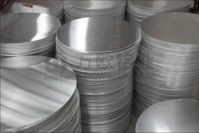 China 1060 Circular Aluminum Plate 0.4 - 6.0mm Thickness High Strength For Traffic Sign for sale