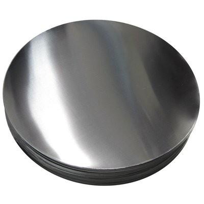 China 1050 Aluminum Flat Metal Circle , Aluminium Round Discs For Pot And Non Stick Pan for sale