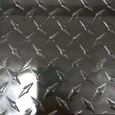 China Aluminium Diamond Checker Plate / Anti Slip Checker Plate Customized Length for sale