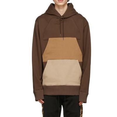 China OEM Color Block Multi Pockets Long Sleeve Breathable Mens Hoodie Pullover Sweatshirts for sale