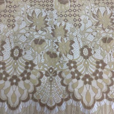 China Viable Hot Selling Nylon Eyelash Cotton Lace Fabric For Dress And Blouse for sale