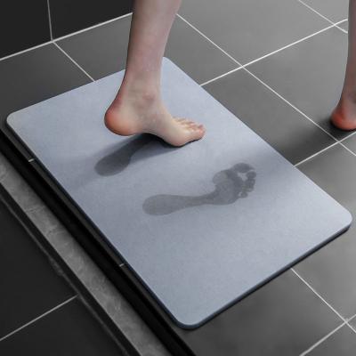 China New Home Fashion Unique Anti-bacteria Diatomite Living Super Absorbent Door Mat For Bathroom for sale