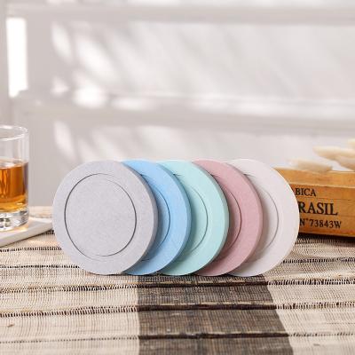 China Sustainable Strong Absorption Diatomite Water Cup Customizable Drink Coasters For Home for sale