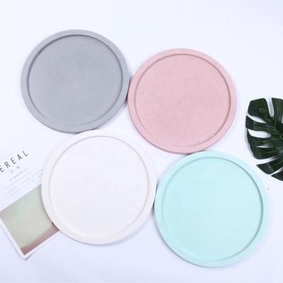 China New Style American Fashionable Water Diatomite Round Factory Absorbing Saucer for sale