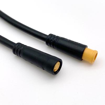 China Electric Bike Male To Female M6 Connector Waterproof Electric Bike Cable Wire Waterproof Connector for sale